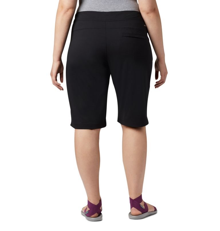 Pantaloni Scurti Columbia Anytime Outdoor Long Dama Negrii | Plus Size OLAMQ80Z9